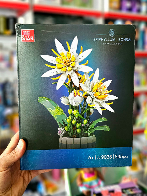 ساختنی 835 تکه مدل گلدان گل بونسای کد JJ9033 GRJ
