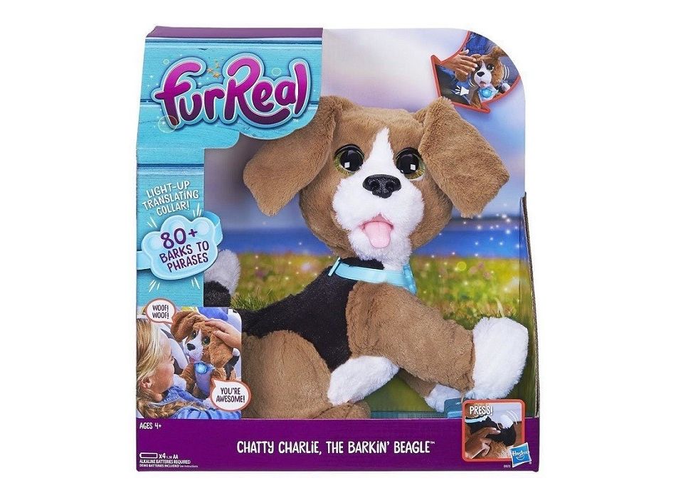 سگ رباتیک سخنگو چارلی furreal (تا 80 کلمه)
