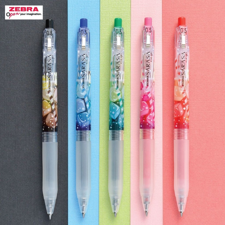 روان نویس زبرا ساراسا 5 رنگ مدل cream soda
