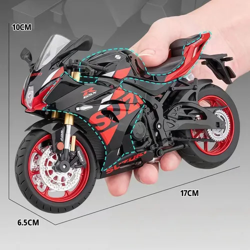 ماکت موتورسیکلت سوزوکی GSX-R1000R فلزی مقیاس 1:12